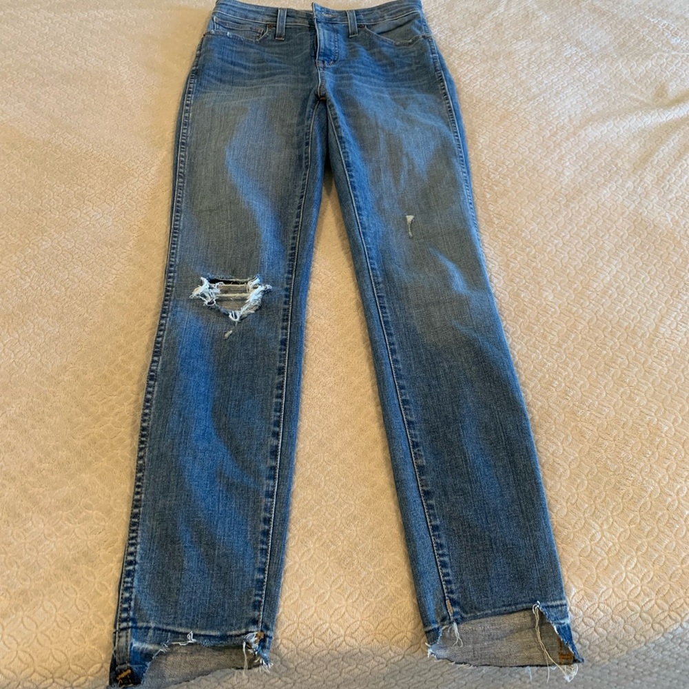 MADEWELL The high rise slim boyjean SIZE 26 worn once